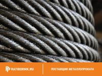 Канат стальной 22 мм ГОСТ 7668-80 ЛК-РО 6х36(1+7+7/7+14)+1