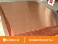 Лист бронзовый 4 мм БрАЖНМц9-4-4-1