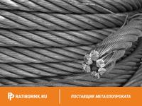 Канат стальной 27 мм ГОСТ 7668-80 ЛК-РО 6х36(1+7+7/7+14)+1