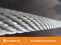 Канат стальной 43 мм ГОСТ 7668-80 ЛК-РО 6х36(1+7+7/7+14)+1