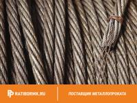Канат стальной 34,5 мм ГОСТ 7668-80 ЛК-РО 6х36(1+7+7/7+14)+1