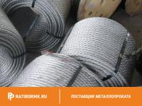Канат стальной 15,5 мм ГОСТ 3071-88 ТК 6х37(1+6+12+18)+1
