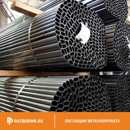 Труба плоскоовальная 50х20х2 Б ст20 ГОСТ 8644-68