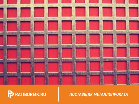 Лист перфорированный оцинкованный 0,7х1250х2500 мм Qg 10,0-14,0