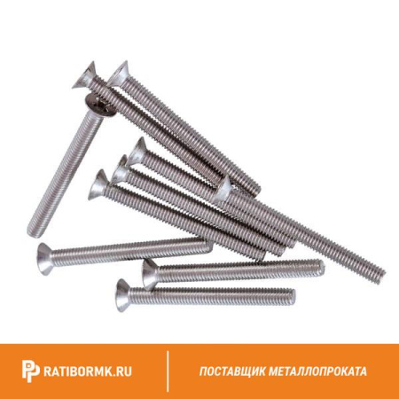 Винт нержавеющий М5х20 мм PH2 А4 DIN 965