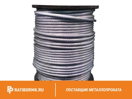 Канат стальной 23,5 мм ГОСТ 7668-80 ЛК-РО 6х36(1+7+7/7+14)+1