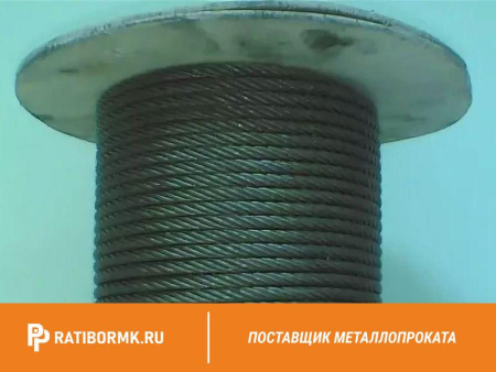 Канат стальной 56 мм ГОСТ 7668-80 ЛК-РО 6х36(1+7+7/7+14)+1