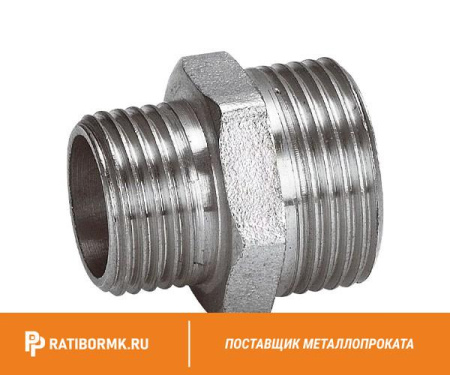 Ниппель стальной Ду 20 3/4'' ГОСТ 8965-75